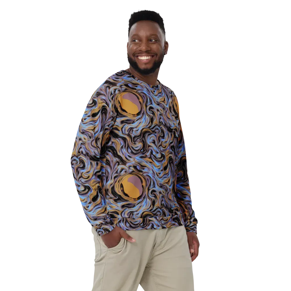 Sapphire Smoke on Sweatshirt — Front