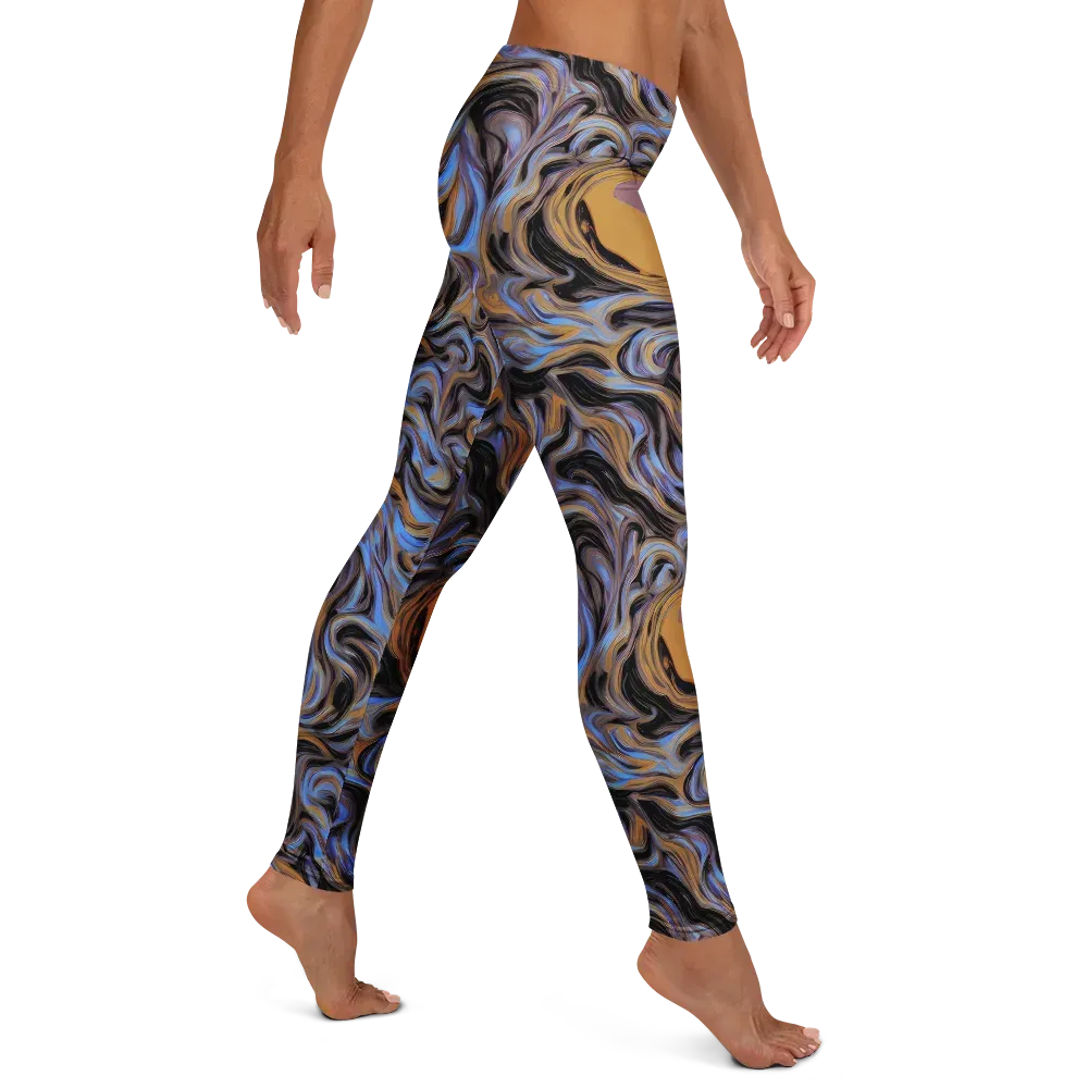 Sapphire Smoke on Leggings — Right