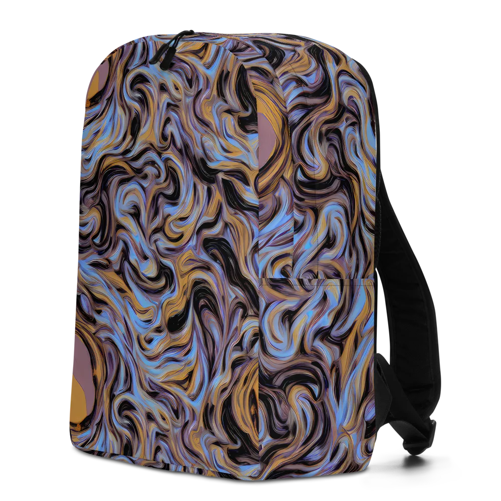 Sapphire Smoke on Minimalist Backpack — Left