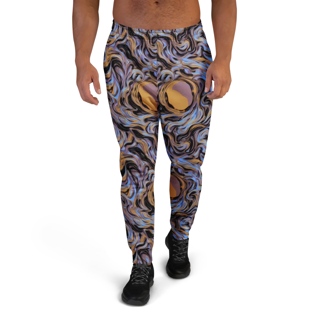 Sapphire Smoke on Men's Joggers — Front