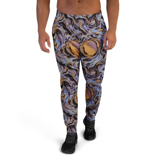 Sapphire Smoke on a Men's Joggers