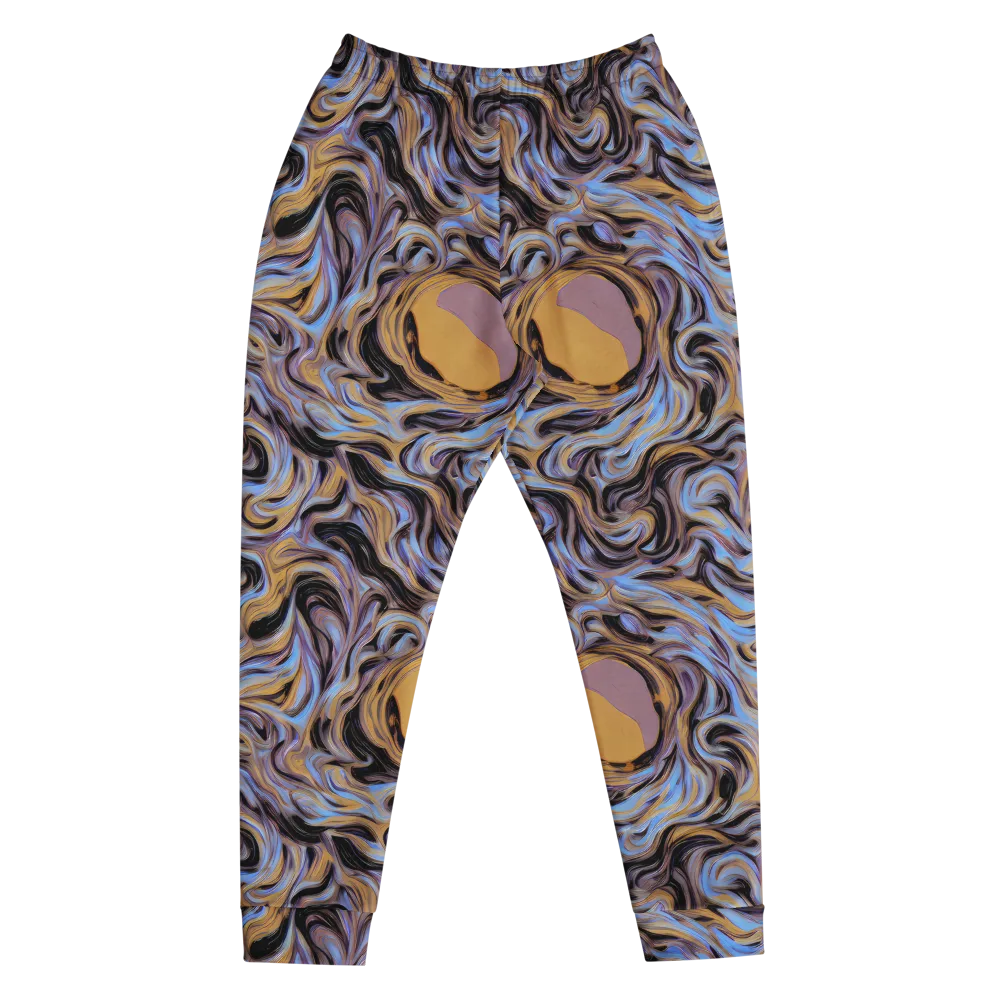 Sapphire Smoke on Men's Joggers — Front