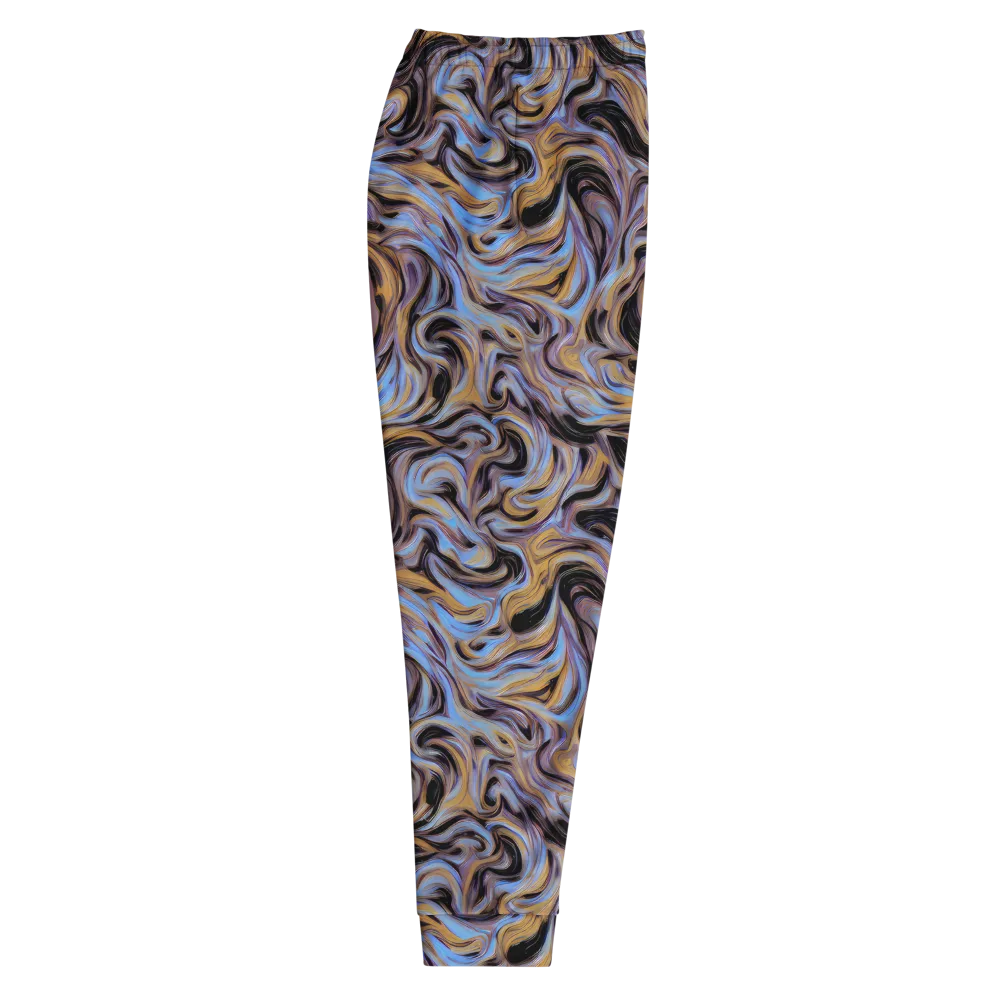Sapphire Smoke on Men's Joggers — Right