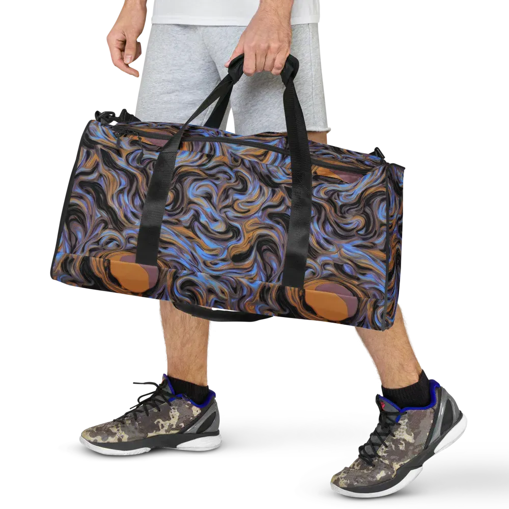 Sapphire Smoke on Duffle Bag — Front