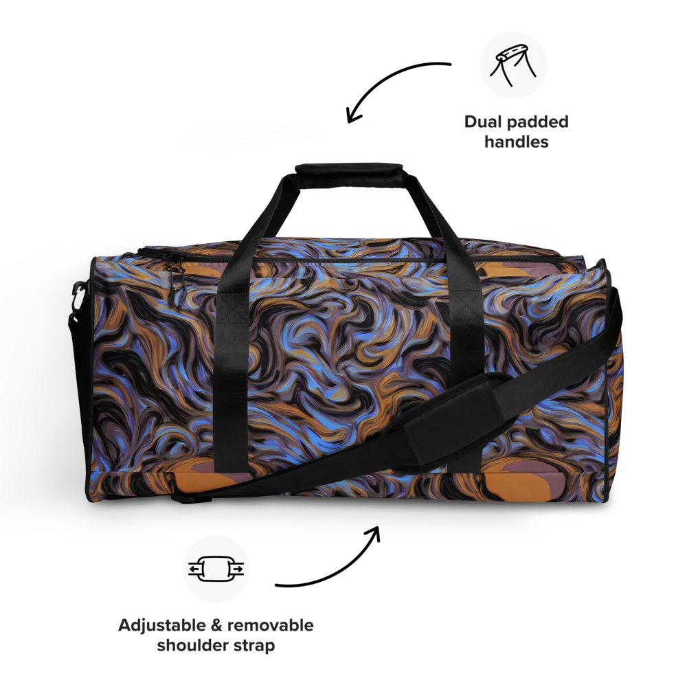 Sapphire Smoke on Duffle Bag — Front