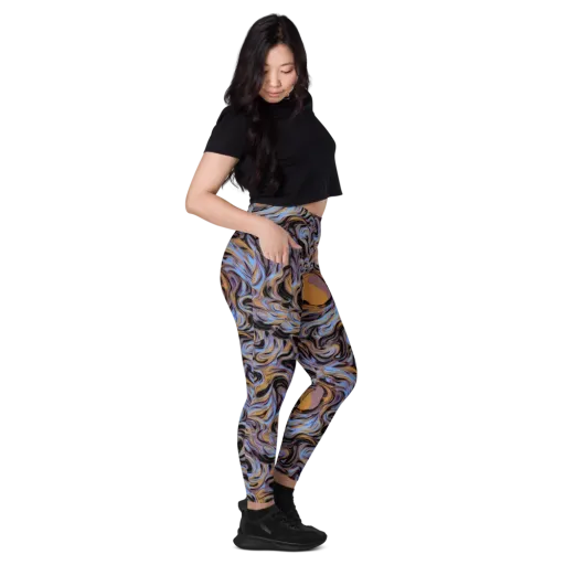 Sapphire Smoke on a Leggings with Pockets