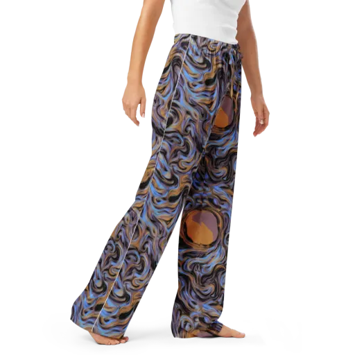 Sapphire Smoke on a Women's Pajama Pants