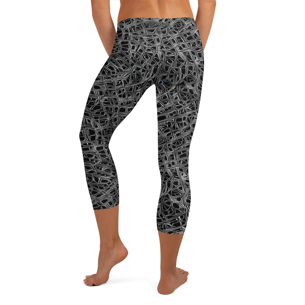 Whitewire on Capri Leggings — Back