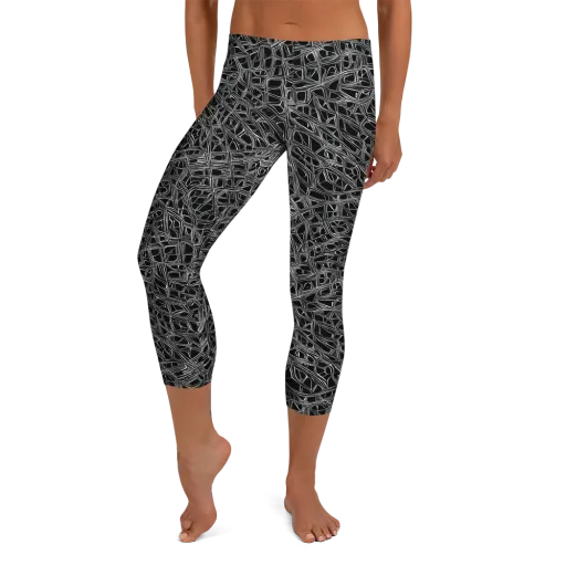 Whitewire on a Capri Leggings