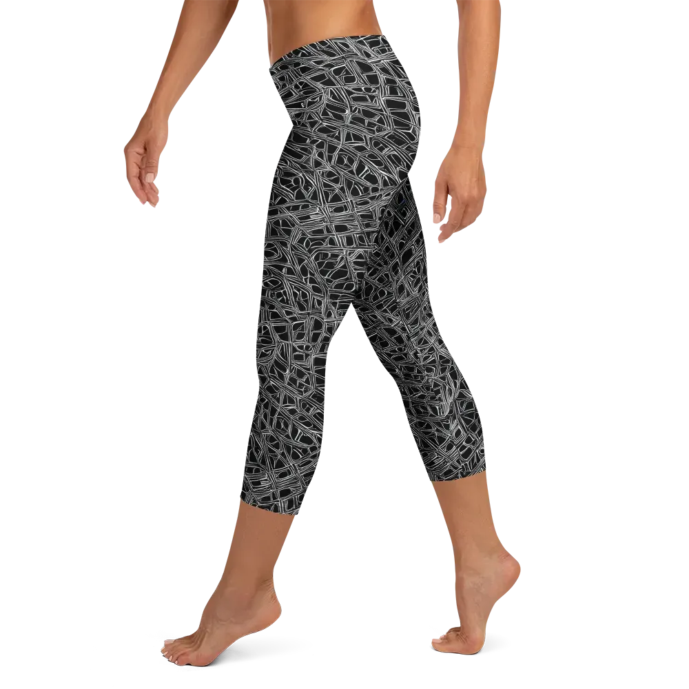 Whitewire on Capri Leggings — Left