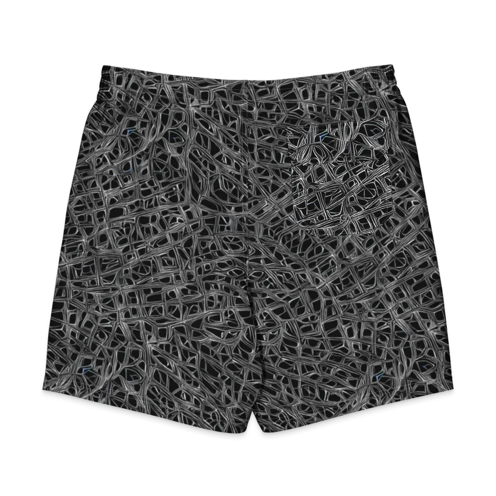 Whitewire on Men's Board Shorts — Back