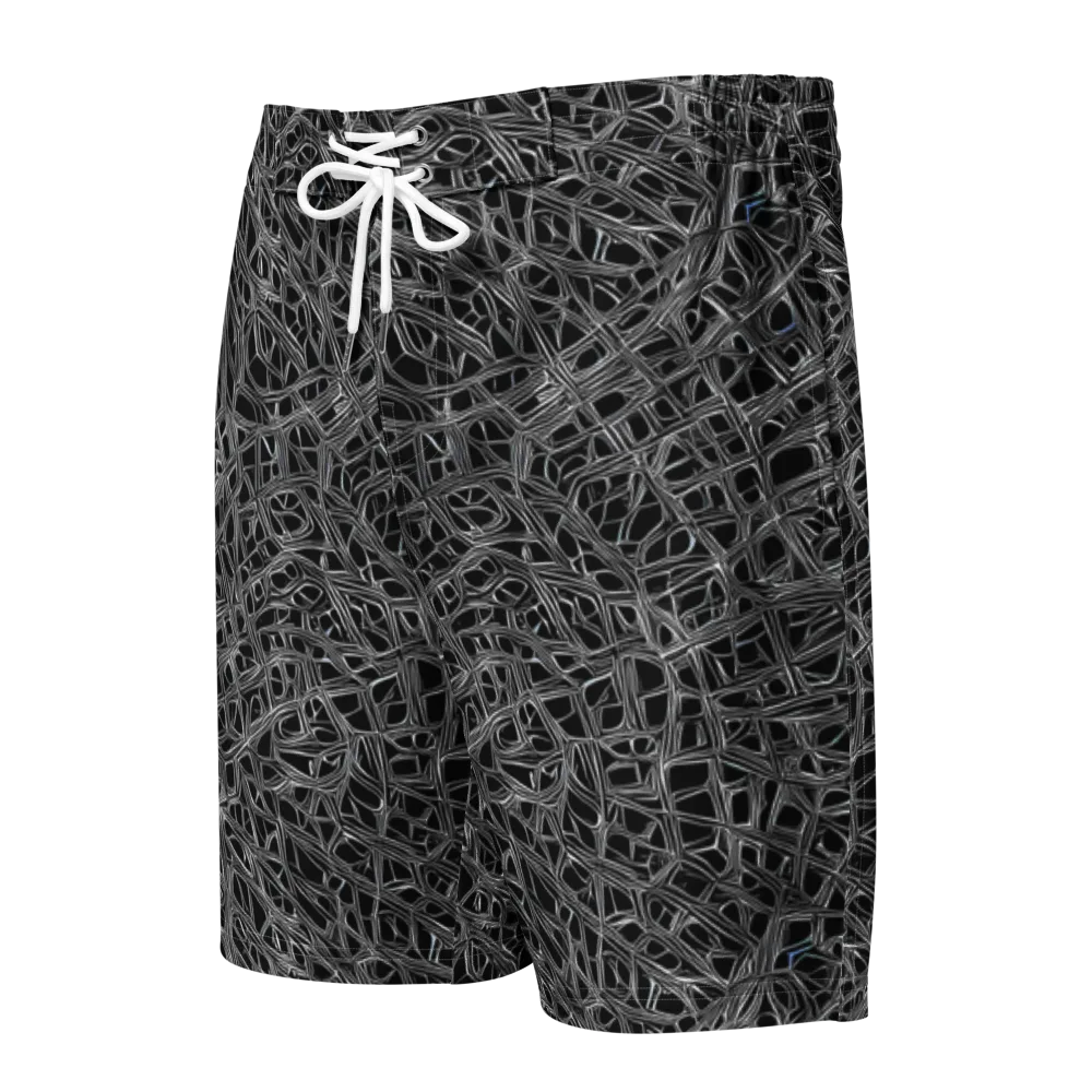 Whitewire on Men's Board Shorts — Front