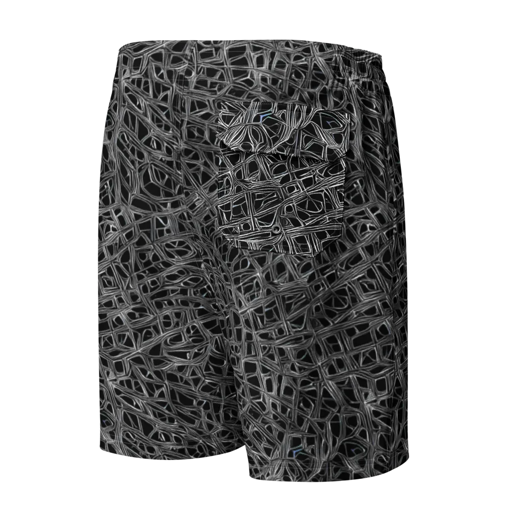 Whitewire on Men's Board Shorts — Back