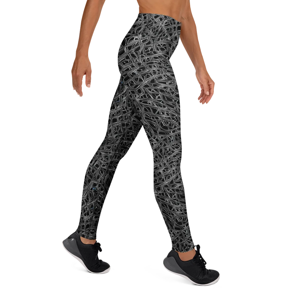 Whitewire on Yoga Leggings — Right