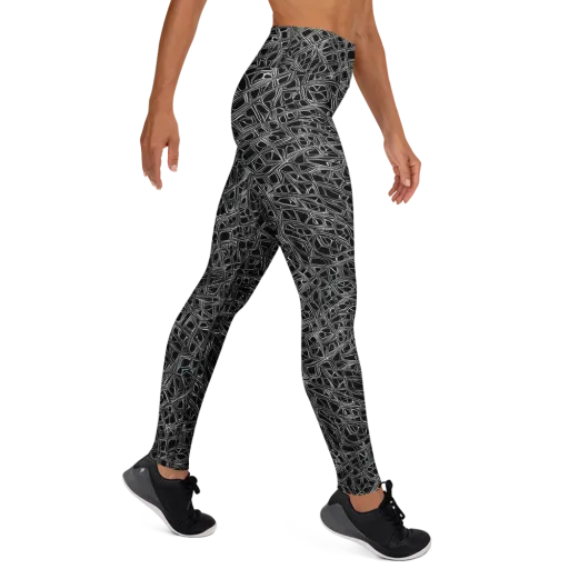 Whitewire on a Yoga Leggings