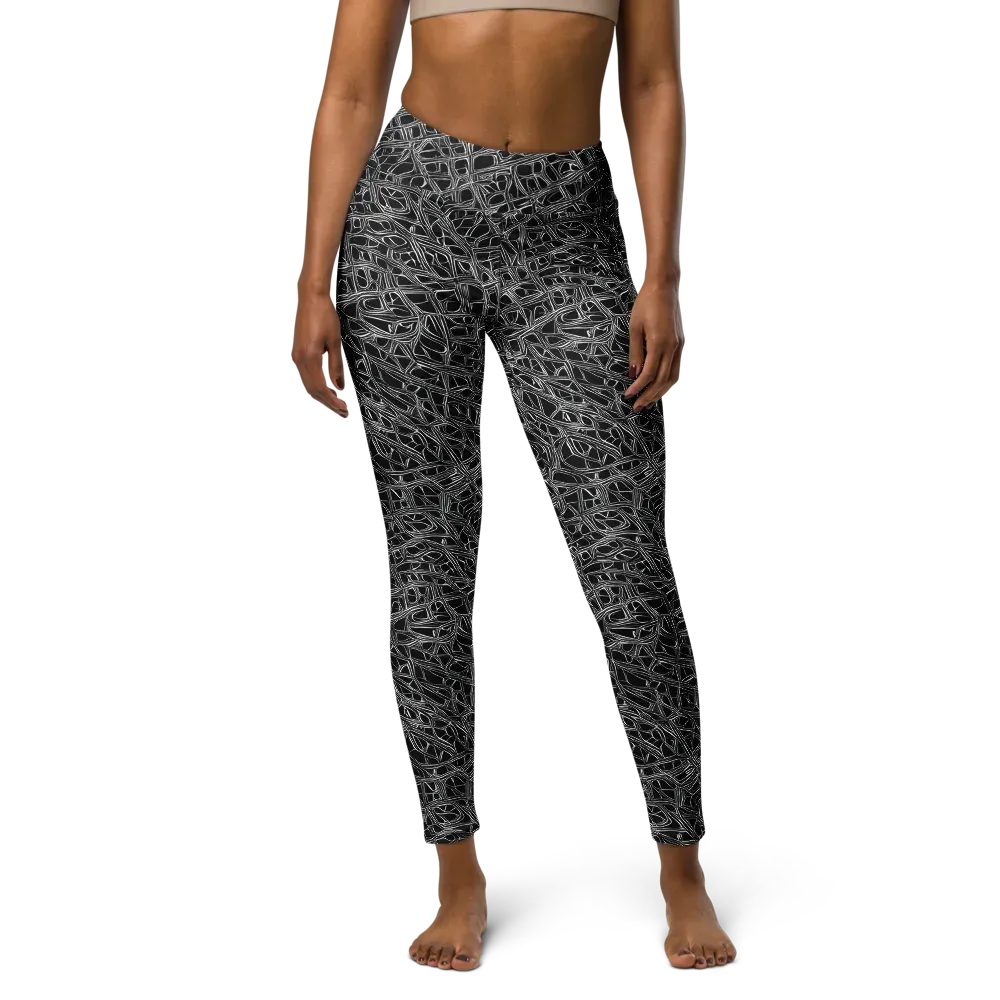 Whitewire on Yoga Leggings — Front