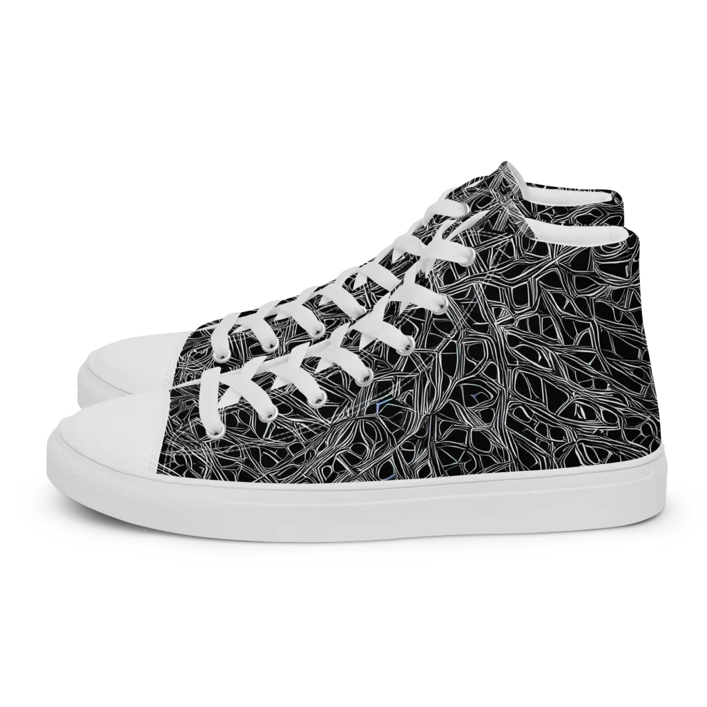 Whitewire on Women's High Top Canvas Shoes — Left