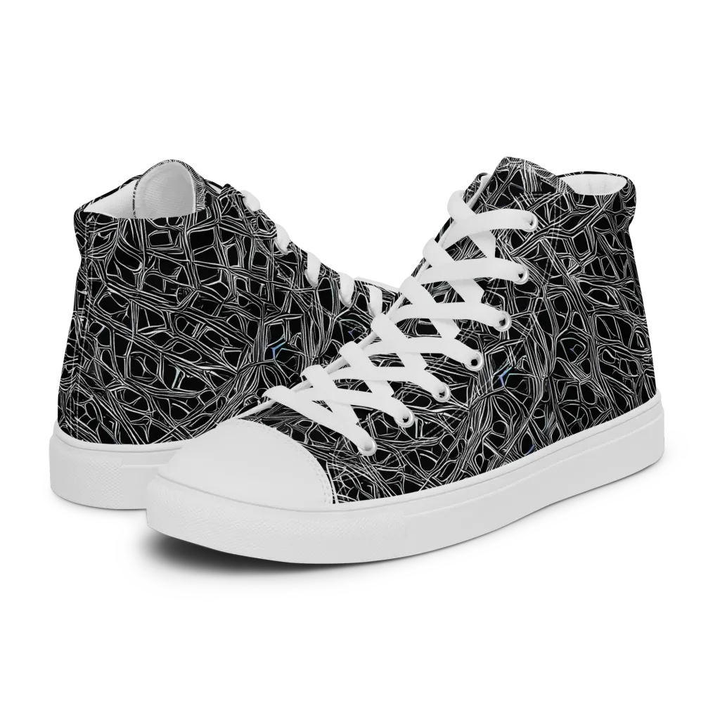 Whitewire on Women's High Top Canvas Shoes — Left
