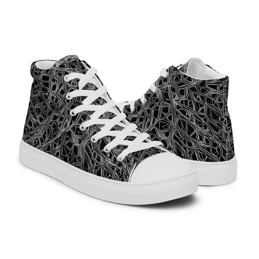 Whitewire on Women's High Top Canvas Shoes — Right