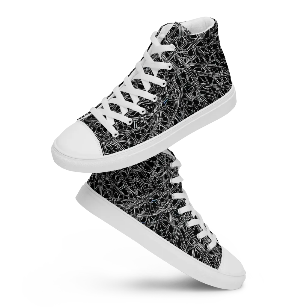 Whitewire on Women's High Top Canvas Shoes — Front