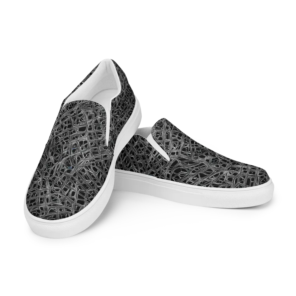 Whitewire on Men's Slip-On Canvas Shoes — Left Front