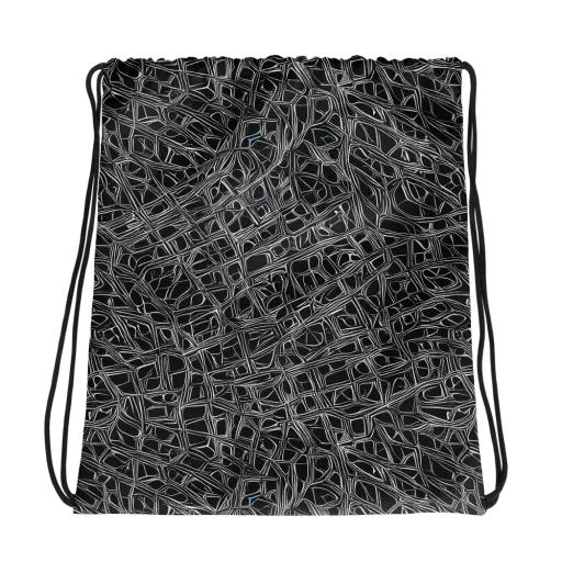 Whitewire on a Drawstring Bag