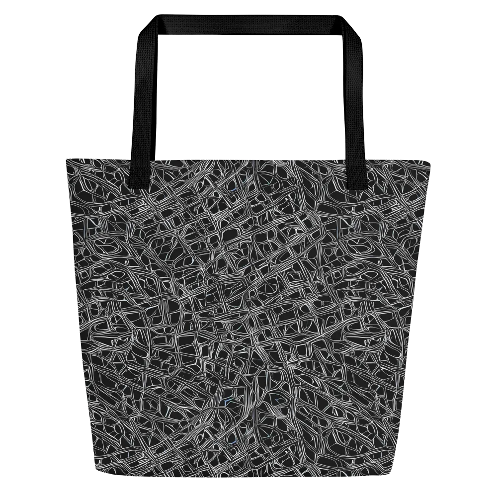 Whitewire on Large Tote Bag W/ Pocket — Front