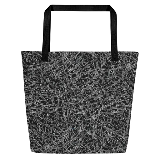 Whitewire on a Large Tote Bag W/ Pocket