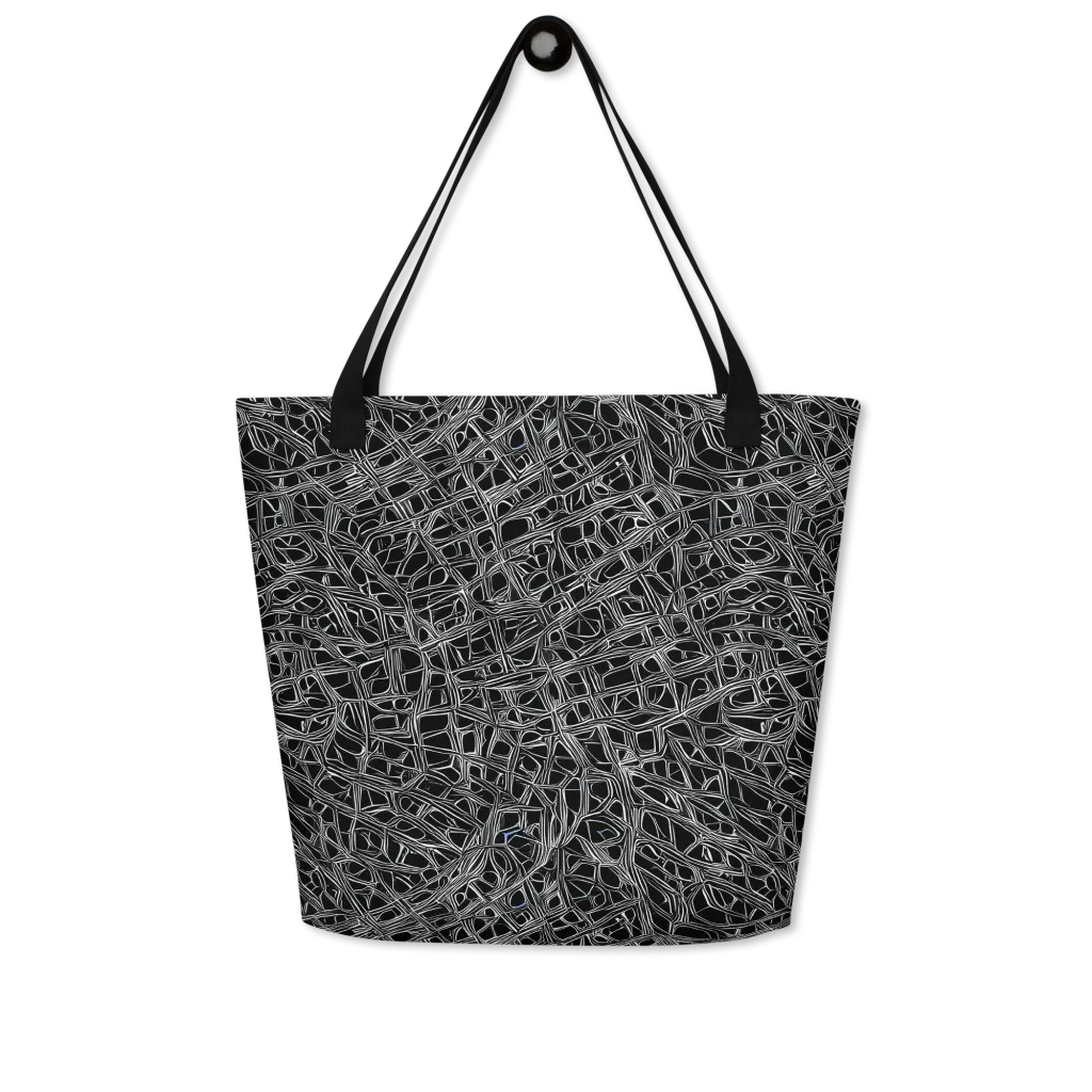 Whitewire on Large Tote Bag W/ Pocket — Front