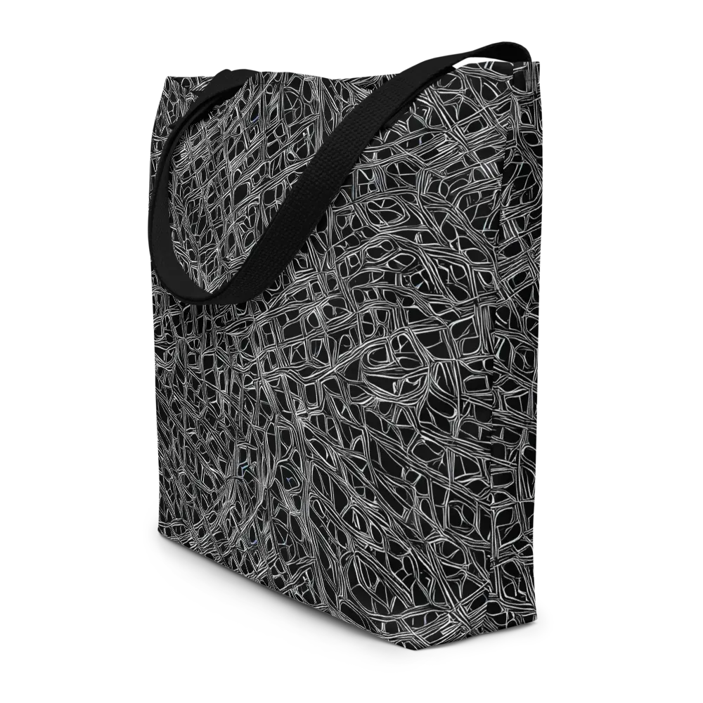 Whitewire on Large Tote Bag W/ Pocket — Front