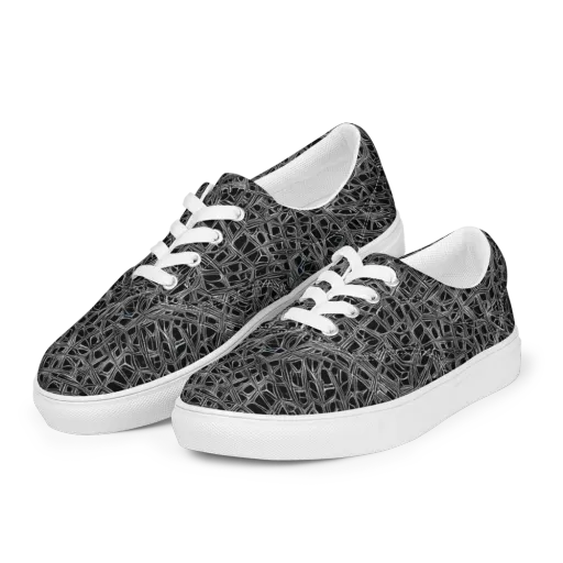 Whitewire on a Men's Lace-Up Canvas Shoes