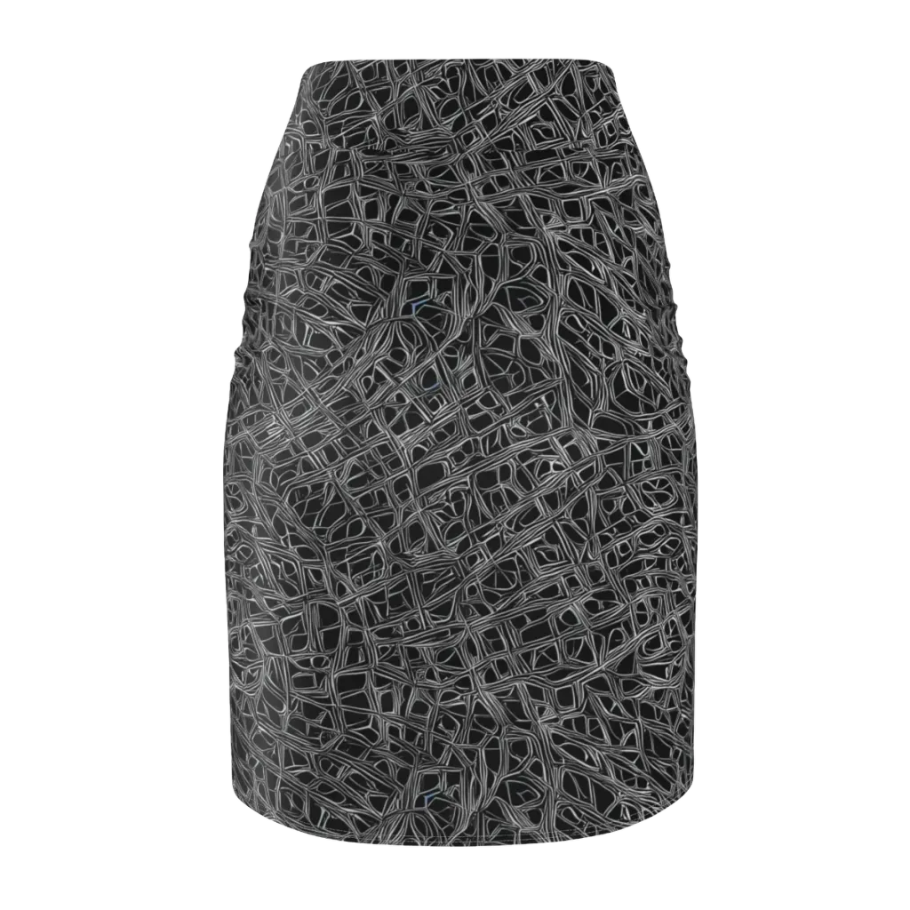 Whitewire on Pencil Skirt — Back