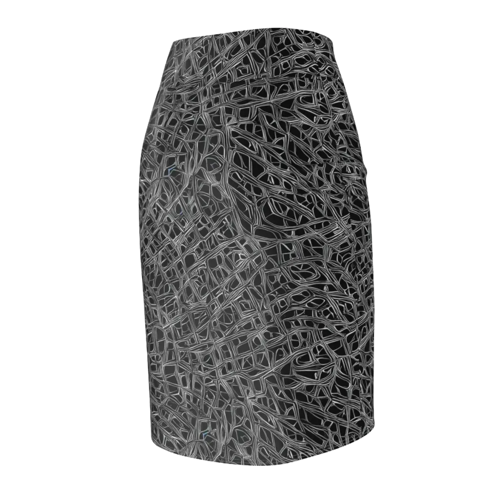 Whitewire on Pencil Skirt — Back Side