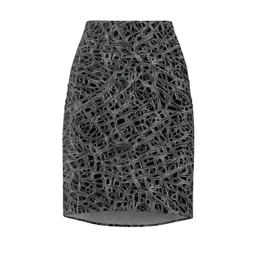 Whitewire on a Pencil Skirt