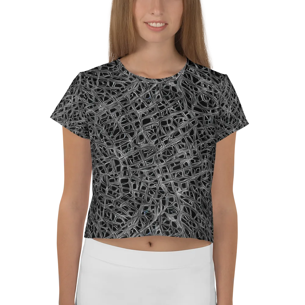 Whitewire on Crop Tee — Front
