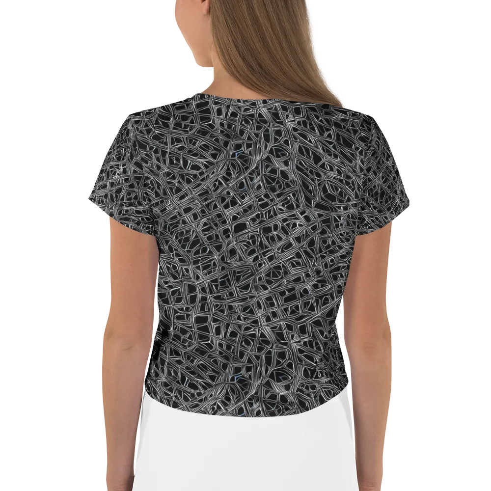 Whitewire on Crop Tee — Back