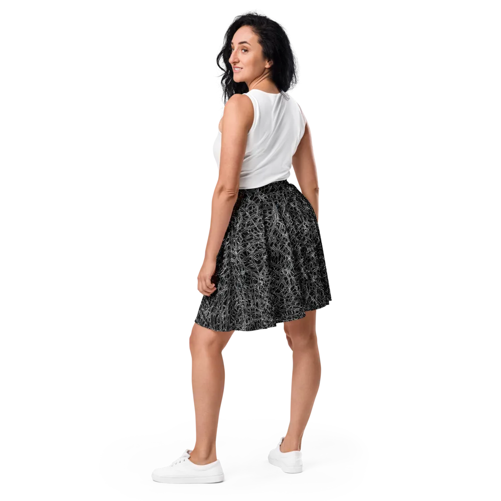 Whitewire on Skater Skirt — Back