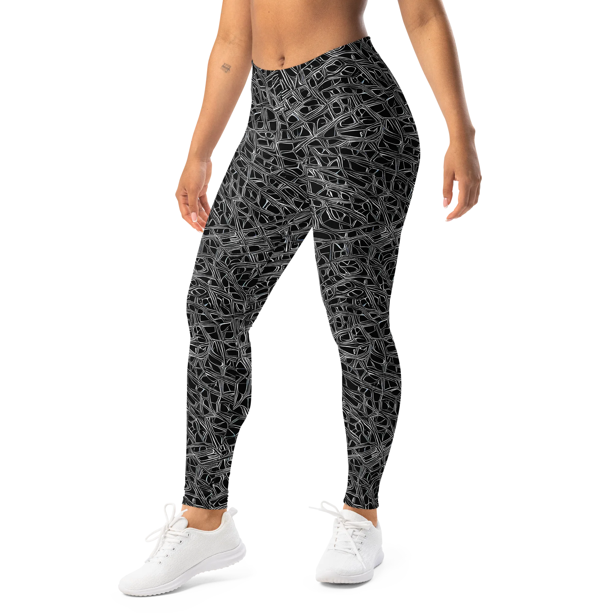 Whitewire on Leggings — Left Front
