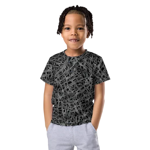 Whitewire on a Kids Crew Neck T-Shirt
