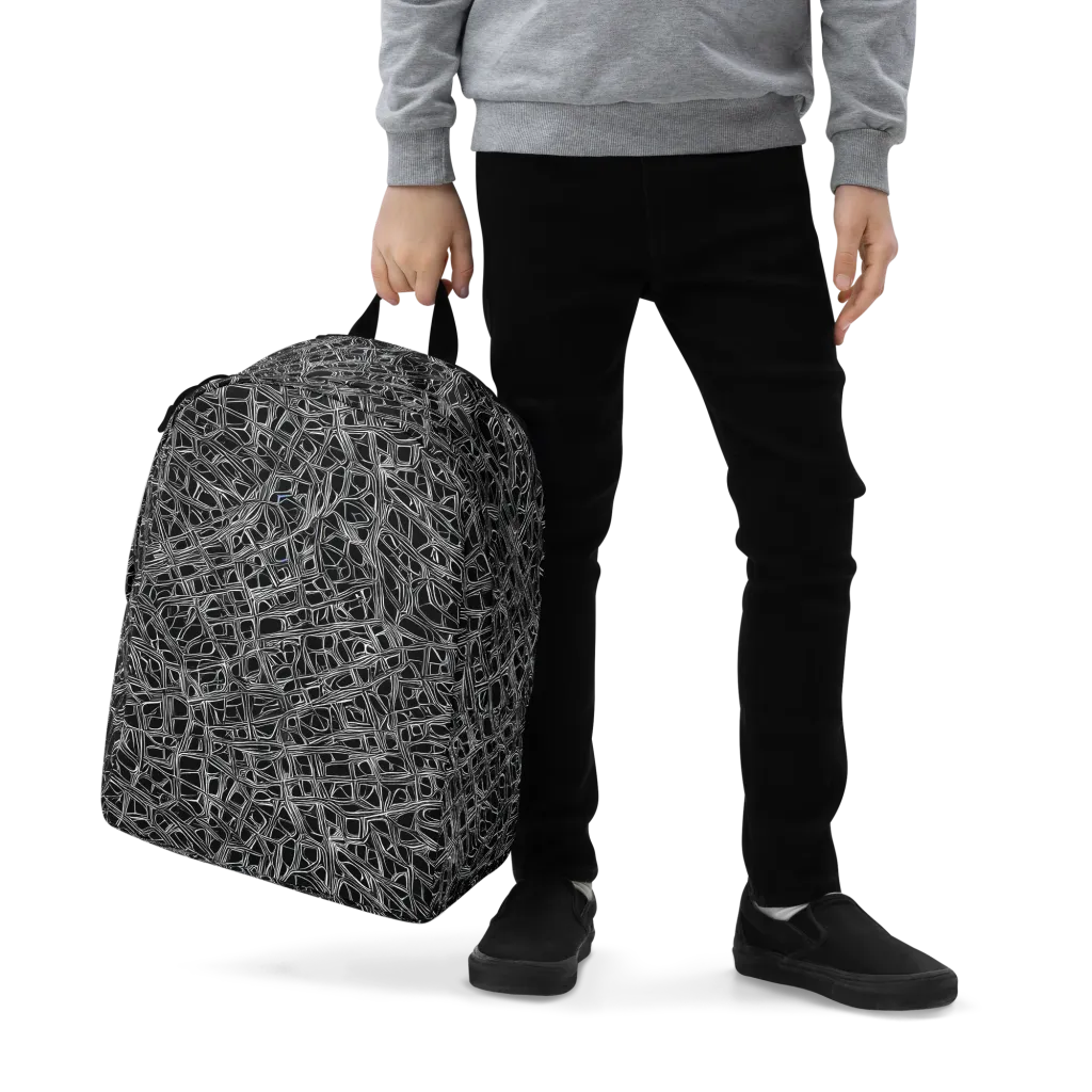 Whitewire on Minimalist Backpack — Zoomed-in