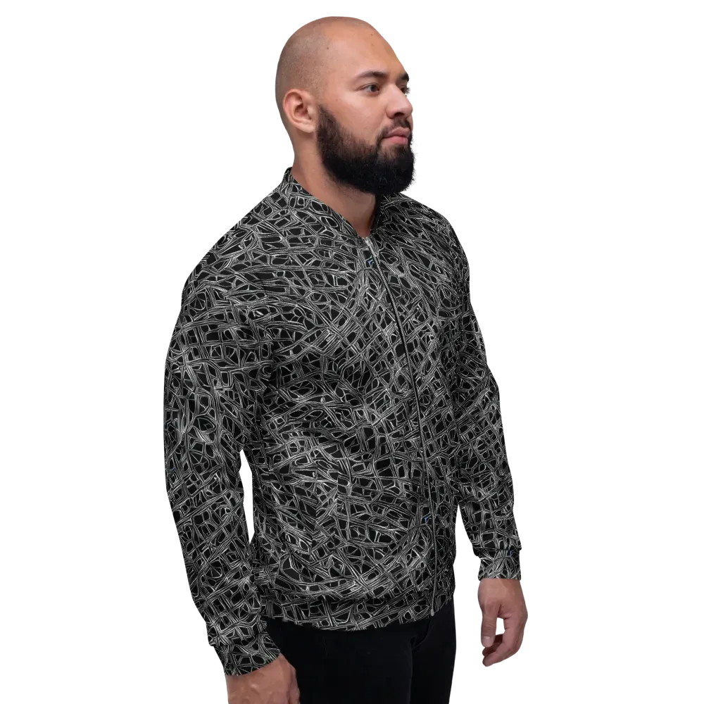 Whitewire on Bomber Jacket — Right