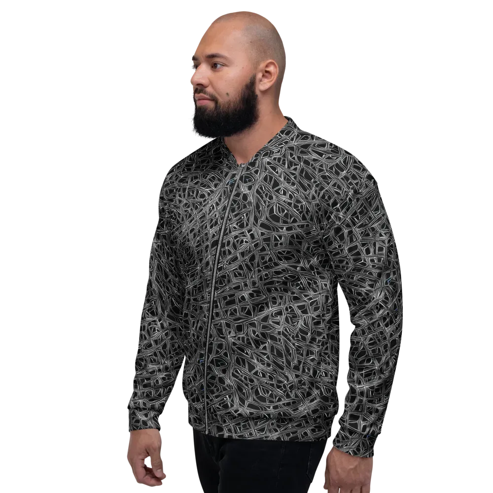 Whitewire on Bomber Jacket — Left