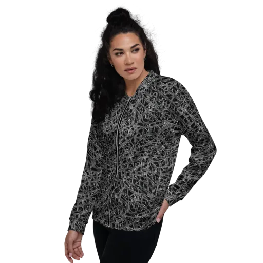 Whitewire on a Bomber Jacket