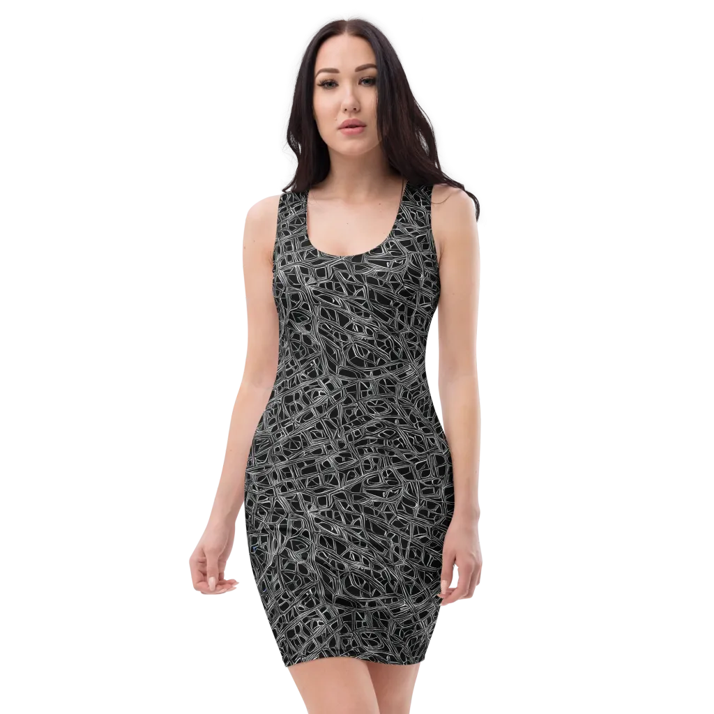 Whitewire on Bodycon Dress — Front