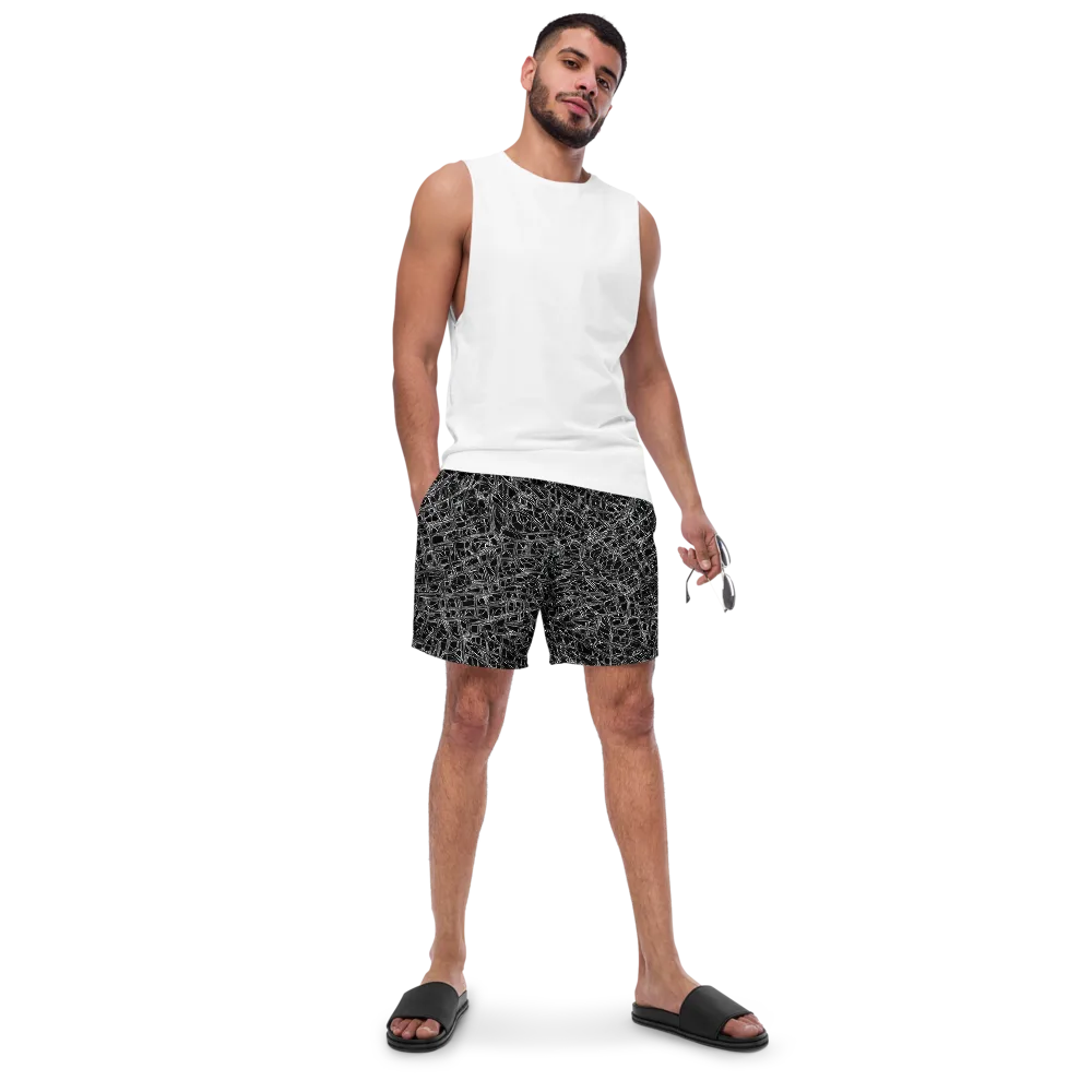 Whitewire on Swim Trunks — Front