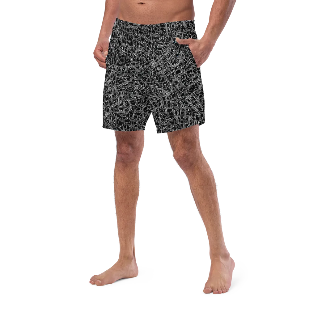 Whitewire on Swim Trunks — Left Front