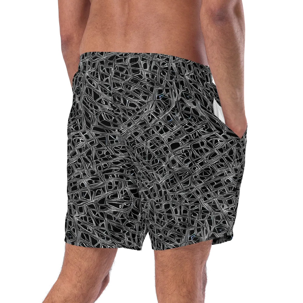 Whitewire on Swim Trunks — Right Back