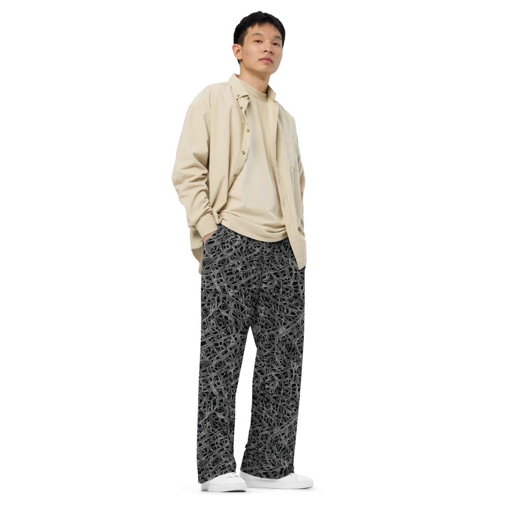 Whitewire on Wide-Leg Pants — Right Front