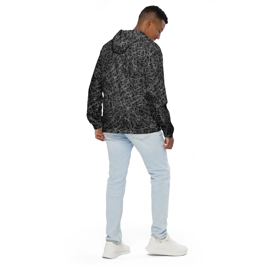 Whitewire on Men's Windbreaker — Back