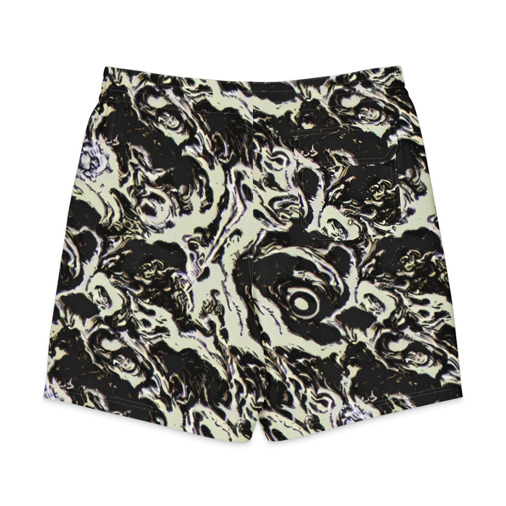 Black Opal Surge on Men's Board Shorts — Back
